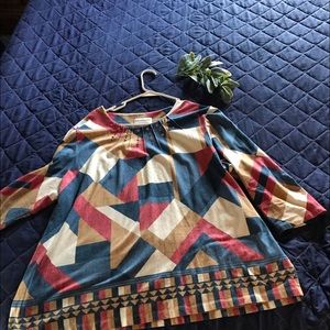 Alfred Dunner round neck 3/4 sleeve shirt